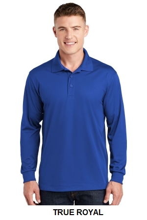 Sport-Tek® Long Sleeve Micropique Sport-Wick® Polo. ST657.